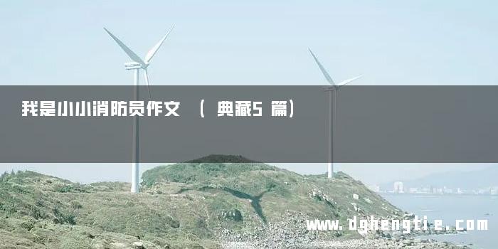 我是小小消防员作文 (典藏5篇)